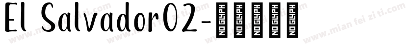 El Salvador02字体转换